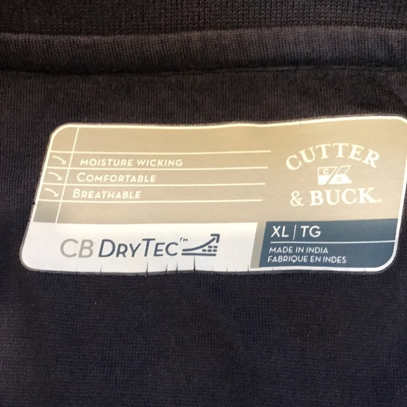 Cutter & Buck Blue and Gray Cotton Blend University of Arizona Polo Shirt-XL - Picture 10 of 11